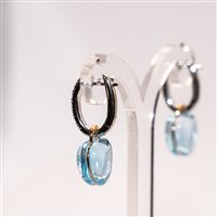 Orecchini Mimi Donna in Oro bianco Diamante 0.10 Ct O306C8TB - O306C8TB-VS